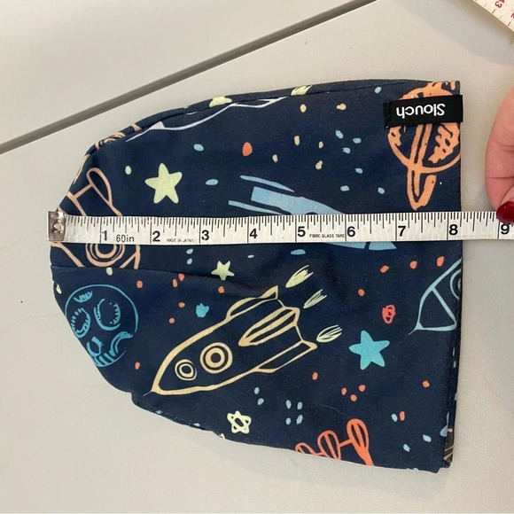 SLOUCH boys rockets and space slouchy beanie hat size medium - Picture 4 of 4